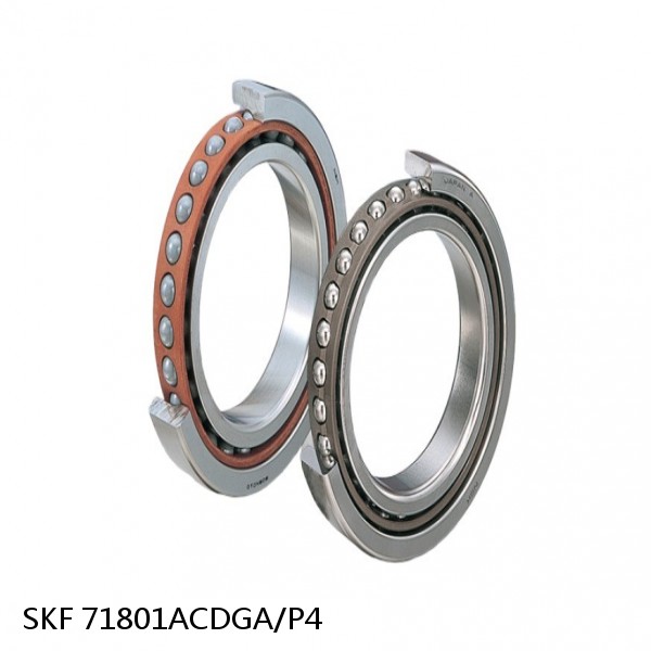 71801ACDGA/P4 SKF Super Precision,Super Precision Bearings,Super Precision Angular Contact,71800 Series,25 Degree Contact Angle #1 small image