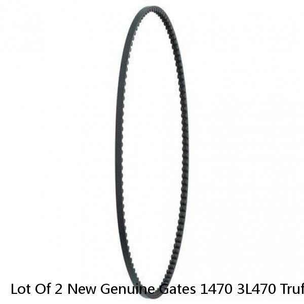 Lot Of 2 New Genuine Gates 1470 3L470 Truflex V-belt 8400-1470 #1 small image