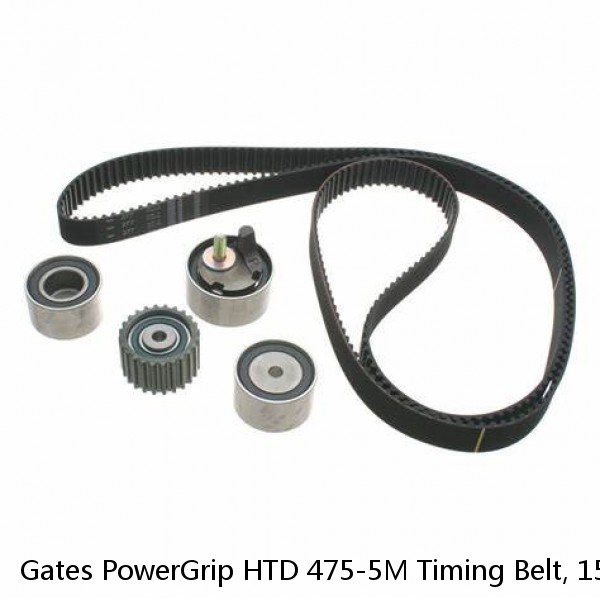 Gates PowerGrip HTD 475-5M Timing Belt, 15 mm wide, NEW