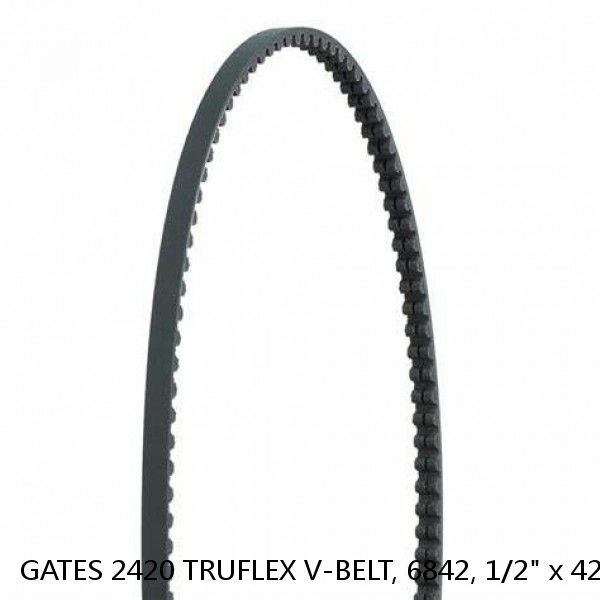 GATES 2420 TRUFLEX V-BELT, 6842, 1/2" x 42", NIB #1 image