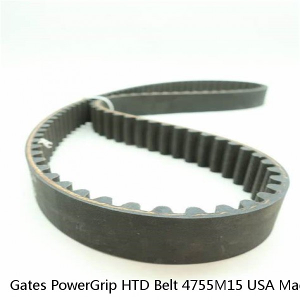 Gates PowerGrip HTD Belt 4755M15 USA Made #1 image
